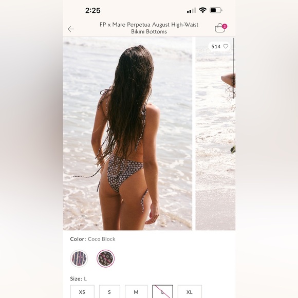 FP x Mare Perpetua August High-Waist Bikini Bottoms - Picture 1 of 3